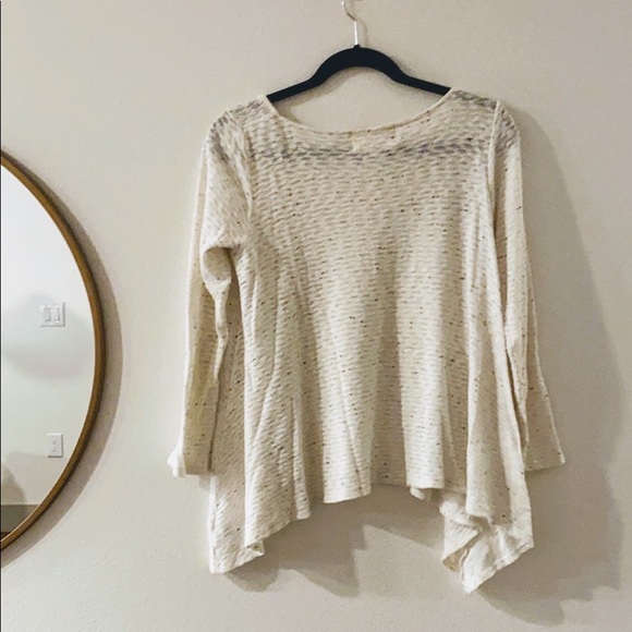 Anthropologie Puella Cream White Swing Sweater - Picture 2 of 5